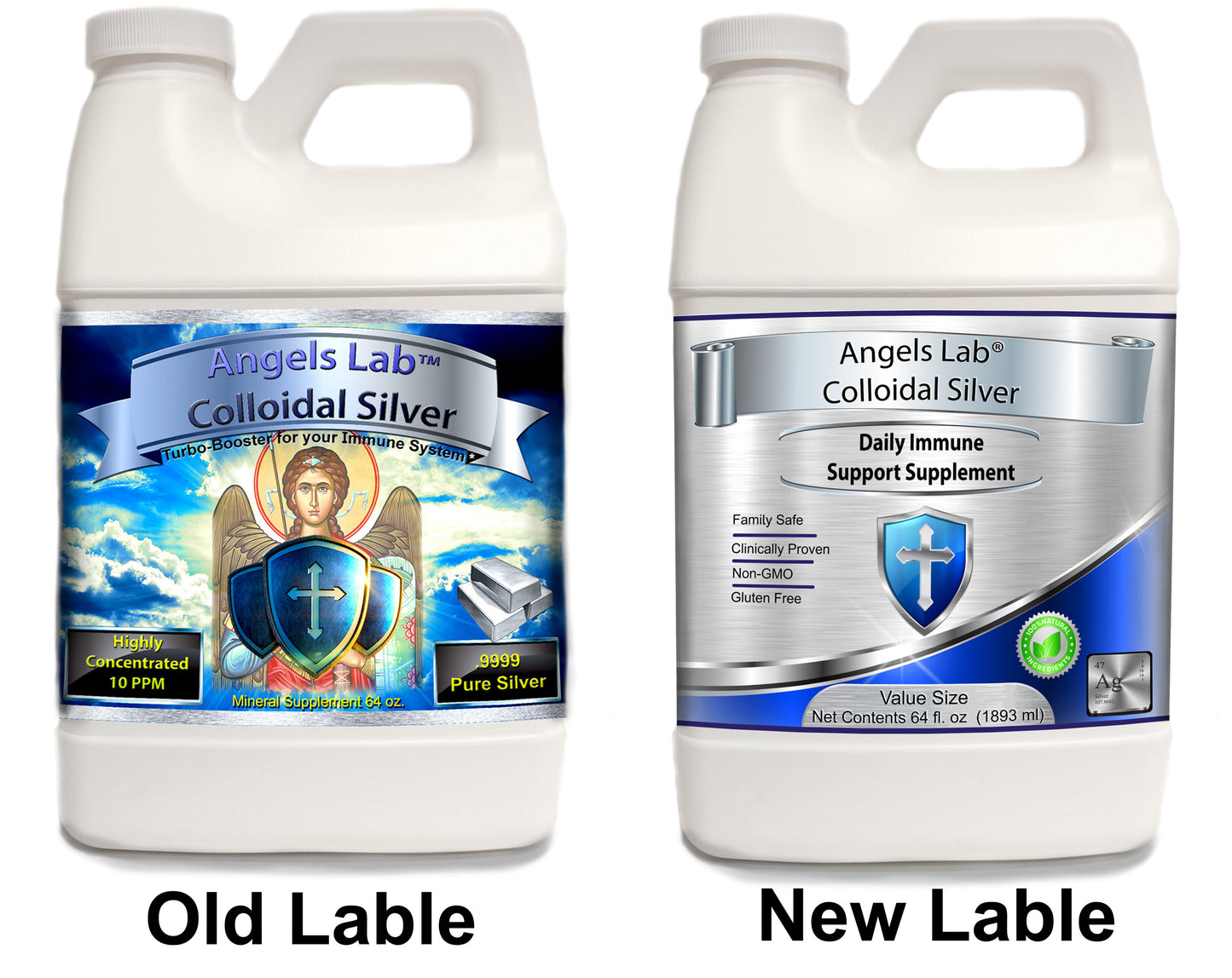 64 oz. Half a Gallon Jug Colloidal Silver