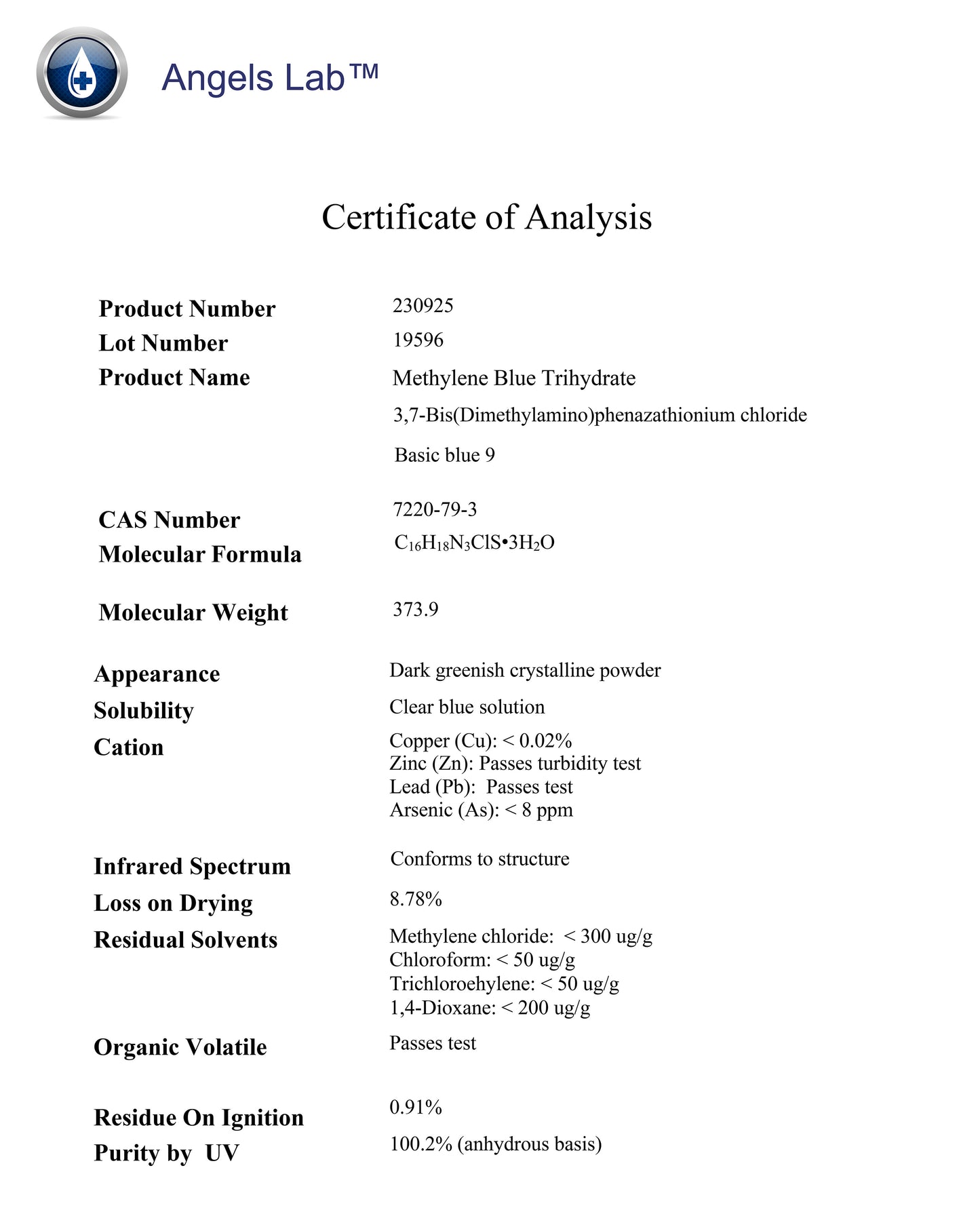 4 Oz Methylene Blue With Colloidal Silver