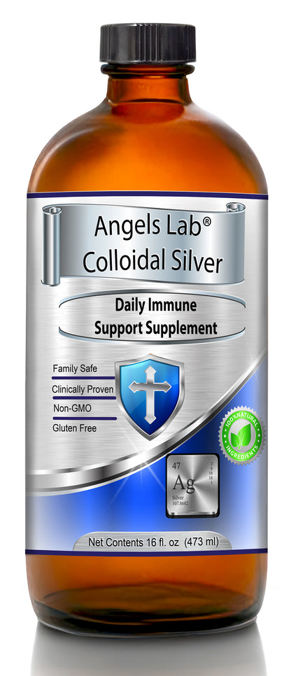 16oz Glass Bottle Colloidal Silver