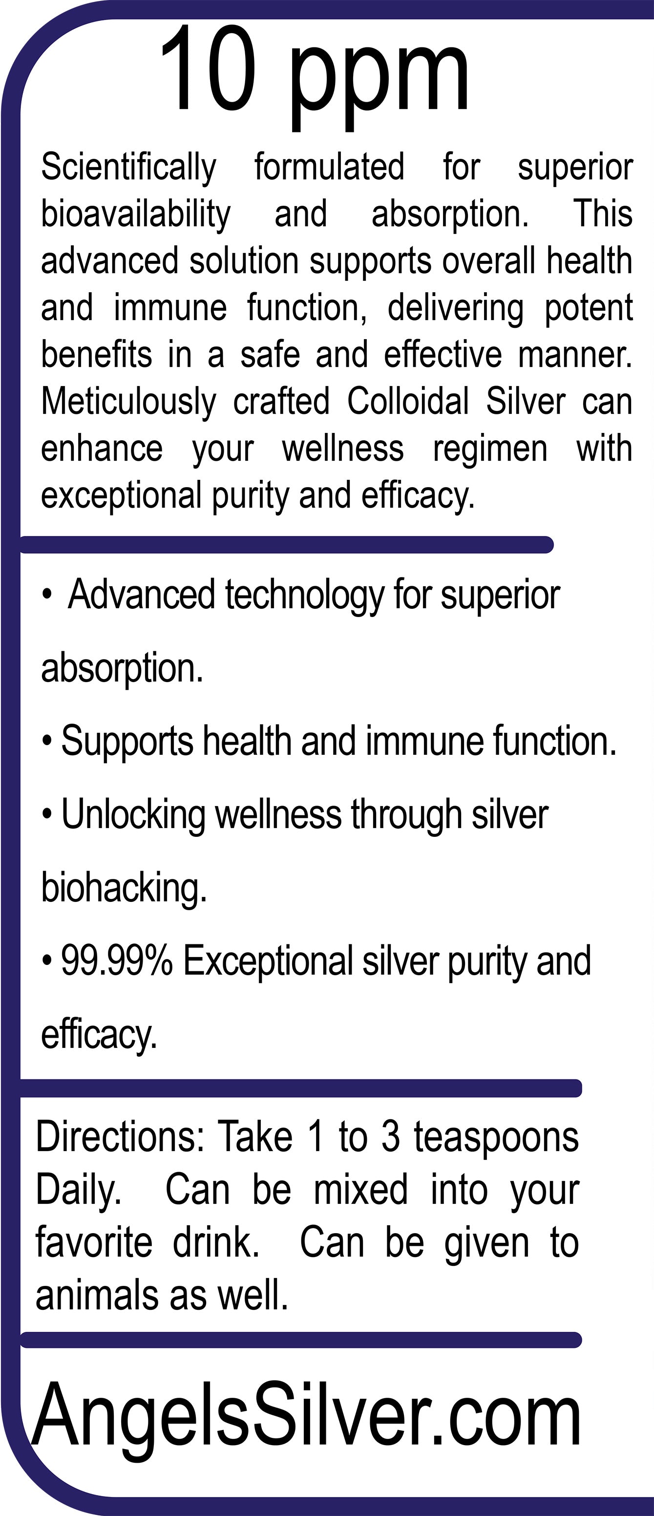 One Gallon Plastic Jug Colloidal Silver