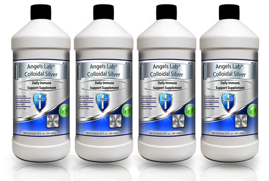 One Gallon (Four 32oz bottles) Colloidal Silver